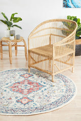 Boulevard Pastel Round Transitional Rug