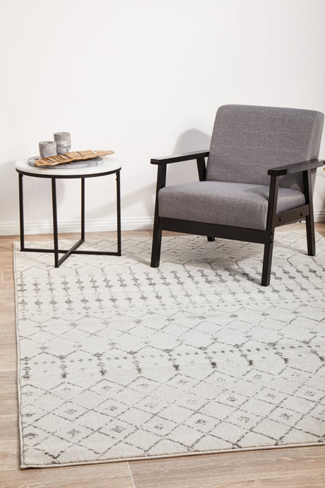 Alma Silver Transitional Rug