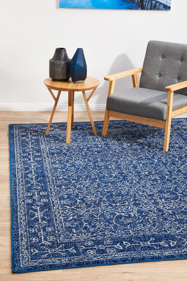 Artist Navy Transitional Rug