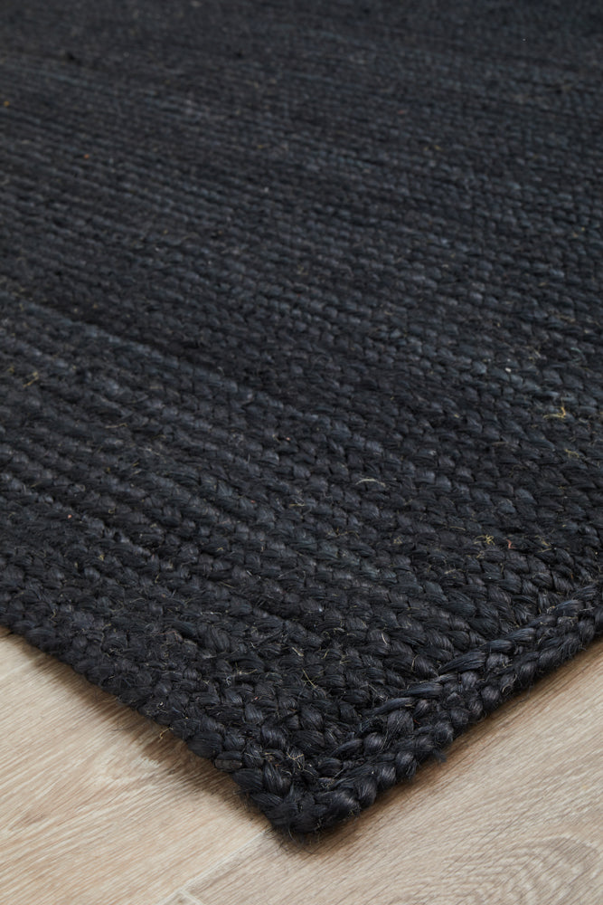 Kirra Black Jute Rug