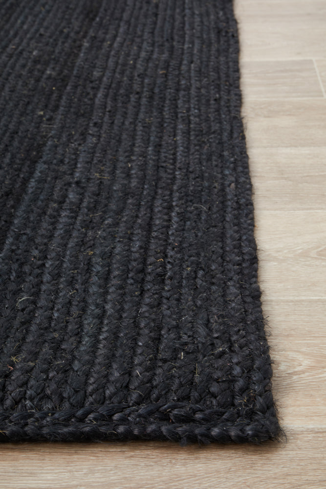 Kirra Black Jute Rug