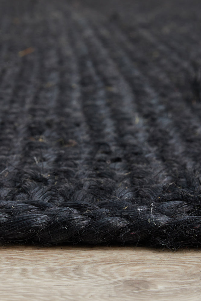 Kirra Black Jute Rug