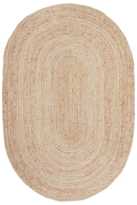 Kirra Natural Oval Jute Rug