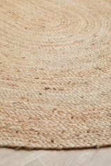 Kirra Natural Oval Jute Rug