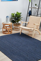 Kirra Navy Jute Rug