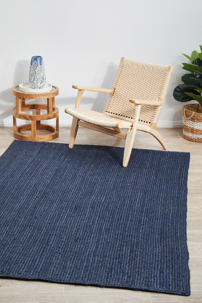 Kirra Navy Jute Rug