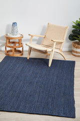 Kirra Navy Jute Rug