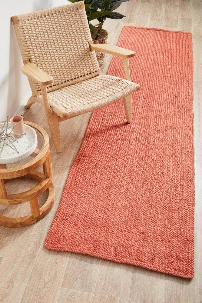 Kirra Terracotta Jute Runner Rug