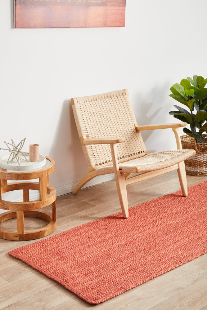 Kirra Terracotta Jute Runner Rug