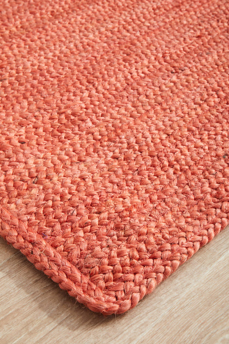 Kirra Terracotta Jute Runner Rug