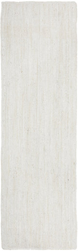 Kirra White Jute Runner Rug