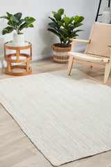 Kirra White Jute Rug