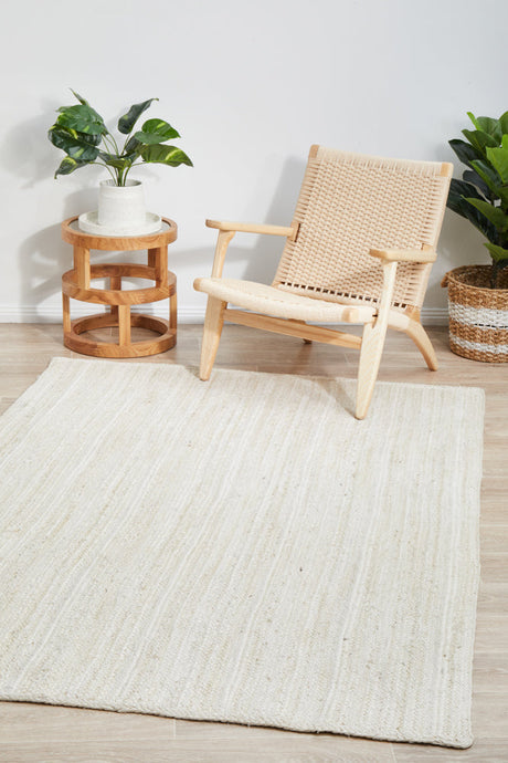 Kirra White Jute Rug