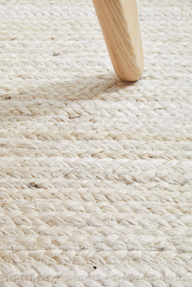 Kirra White Jute Rug