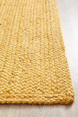 Kirra Yellow Jute Runner Rug