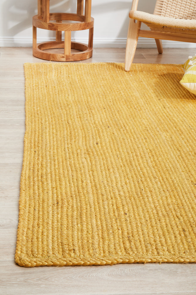 Kirra Yellow Jute Rug