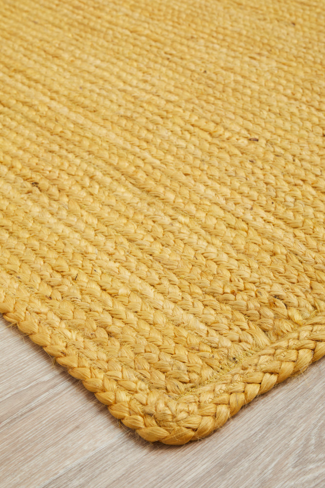 Kirra Yellow Jute Rug