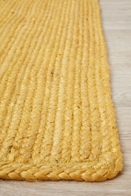 Kirra Yellow Jute Rug