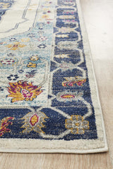 Tigris Basrah Blue Bohemian Transitional Rug