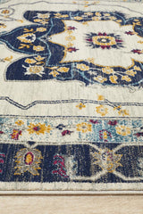 Tigris Basrah Blue Bohemian Transitional Rug