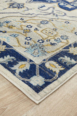 Tigris Basrah Navy Bohemian Transitional Rug