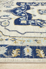 Tigris Basrah Navy Bohemian Transitional Rug