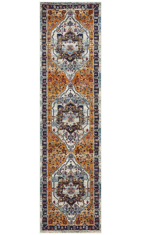 Tigris Basrah Rust Bohemian Transitional Rug