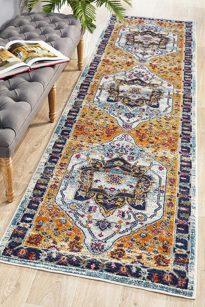 Tigris Basrah Rust Bohemian Transitional Rug