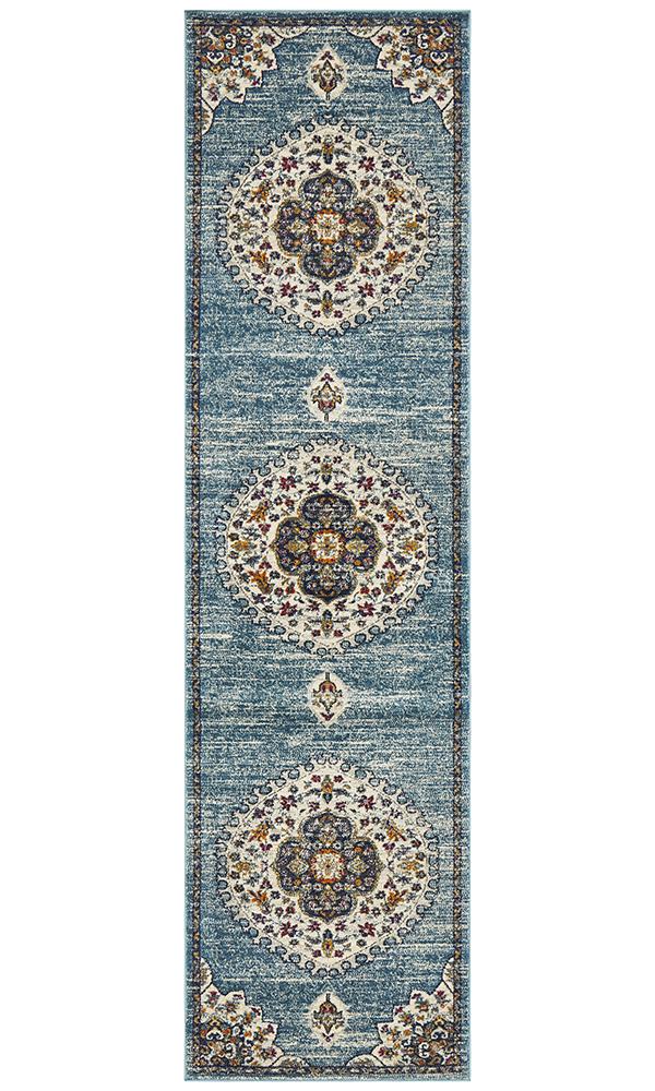 Tigris Zubayr Blue Bohemian Transitional Rug