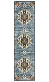 Tigris Zubayr Blue Bohemian Transitional Rug