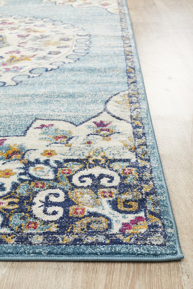 Tigris Zubayr Blue Bohemian Transitional Rug