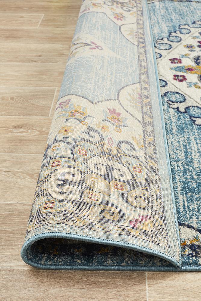 Tigris Zubayr Blue Bohemian Transitional Rug