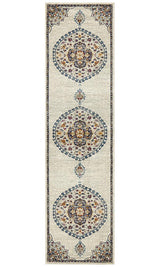 Tigris Zubayr White Bohemian Transitional Rug