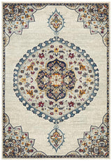 Tigris Zubayr White Bohemian Transitional Rug