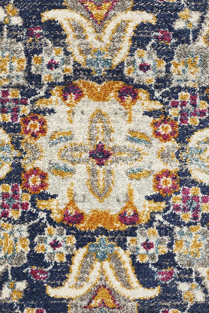 Tigris Zubayr White Bohemian Transitional Rug