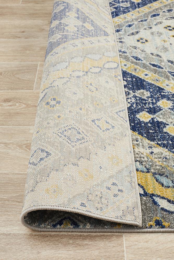 Tigris Abadan Navy Bohemian Transitional Rug