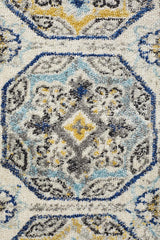 Tigris Safwan Blue Bohemian Transitional Rug