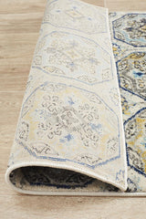 Tigris Safwan Blue Bohemian Transitional Rug