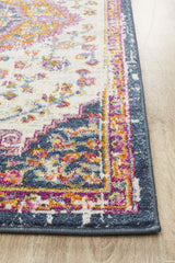 Tigris White Bohemian Transitional Rug