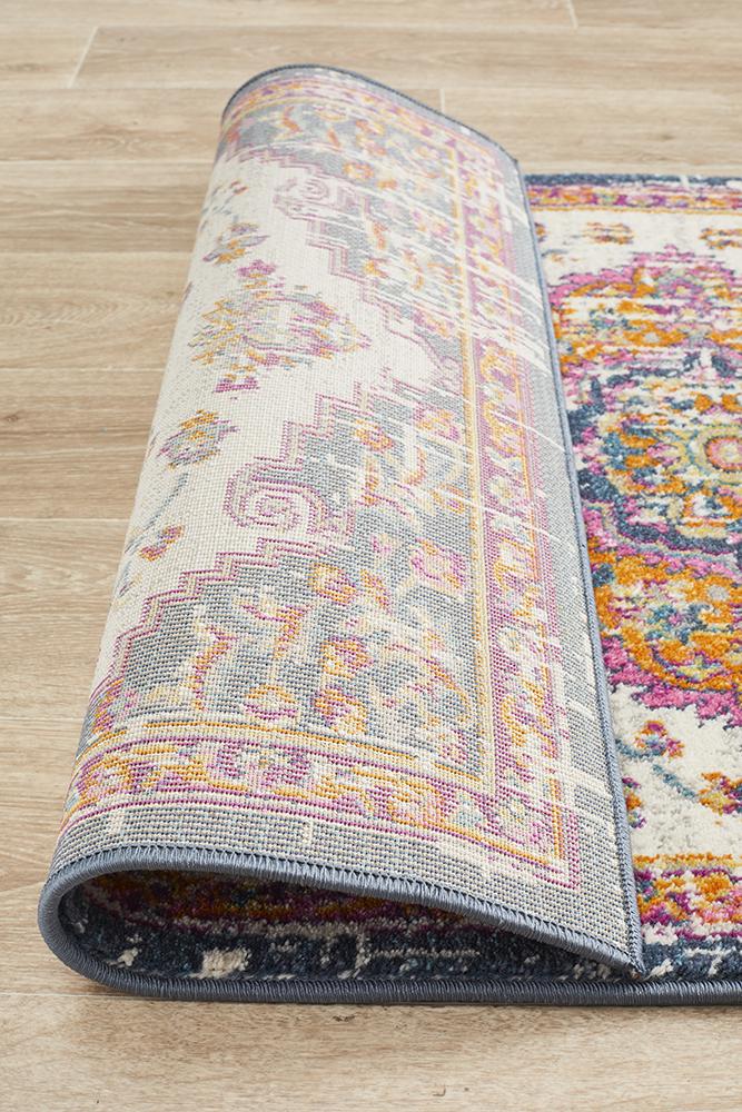 Tigris White Bohemian Transitional Rug