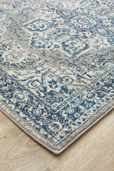 Tigris Shafi Blue Bohemian Transitional Rug