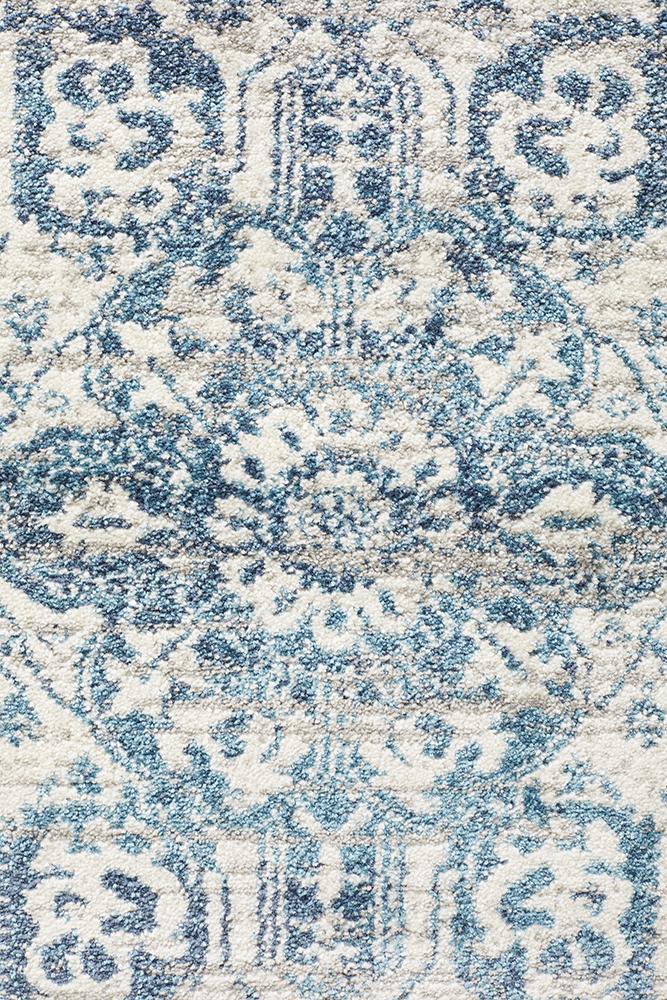 Tigris Shafi Blue Bohemian Transitional Rug