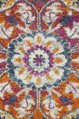 Tigris Shafi Multi Round Bohemian Transitional Rug