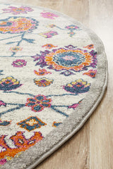 Tigris Hartha Multi Round Bohemian Transitional Rug