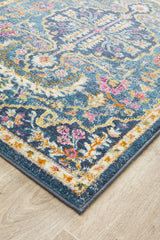 Tigris Navy Bohemian Transitional Rug