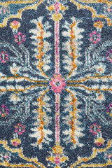 Tigris Navy Bohemian Transitional Rug