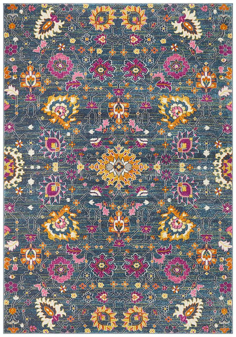 Tigris Elam Blue Bohemian Transitional Rug