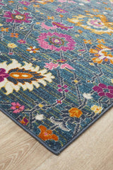 Tigris Elam Blue Bohemian Transitional Rug