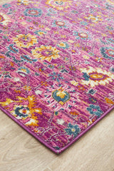 Tigris Elam Fuchsia Bohemian Transitional Rug