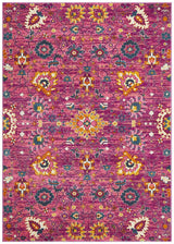 Tigris Elam Fuchsia Bohemian Transitional Rug